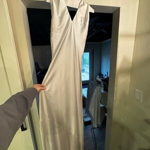 Show Me Your MuMu White Jasmine Halter Maxi Dress